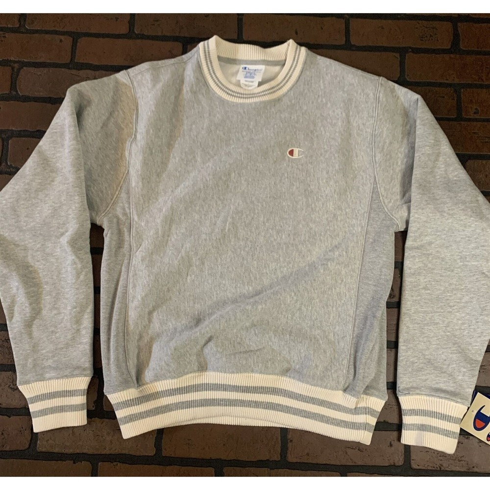 CHAMPION Oxford Gray Crew Neck~BRAND NEW~S M L‎